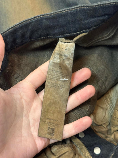 FW23 Rick Owens Mudwashed Detroit Cut Denim