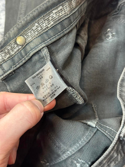 SS07 Number Nine Mudwash Pain Denim