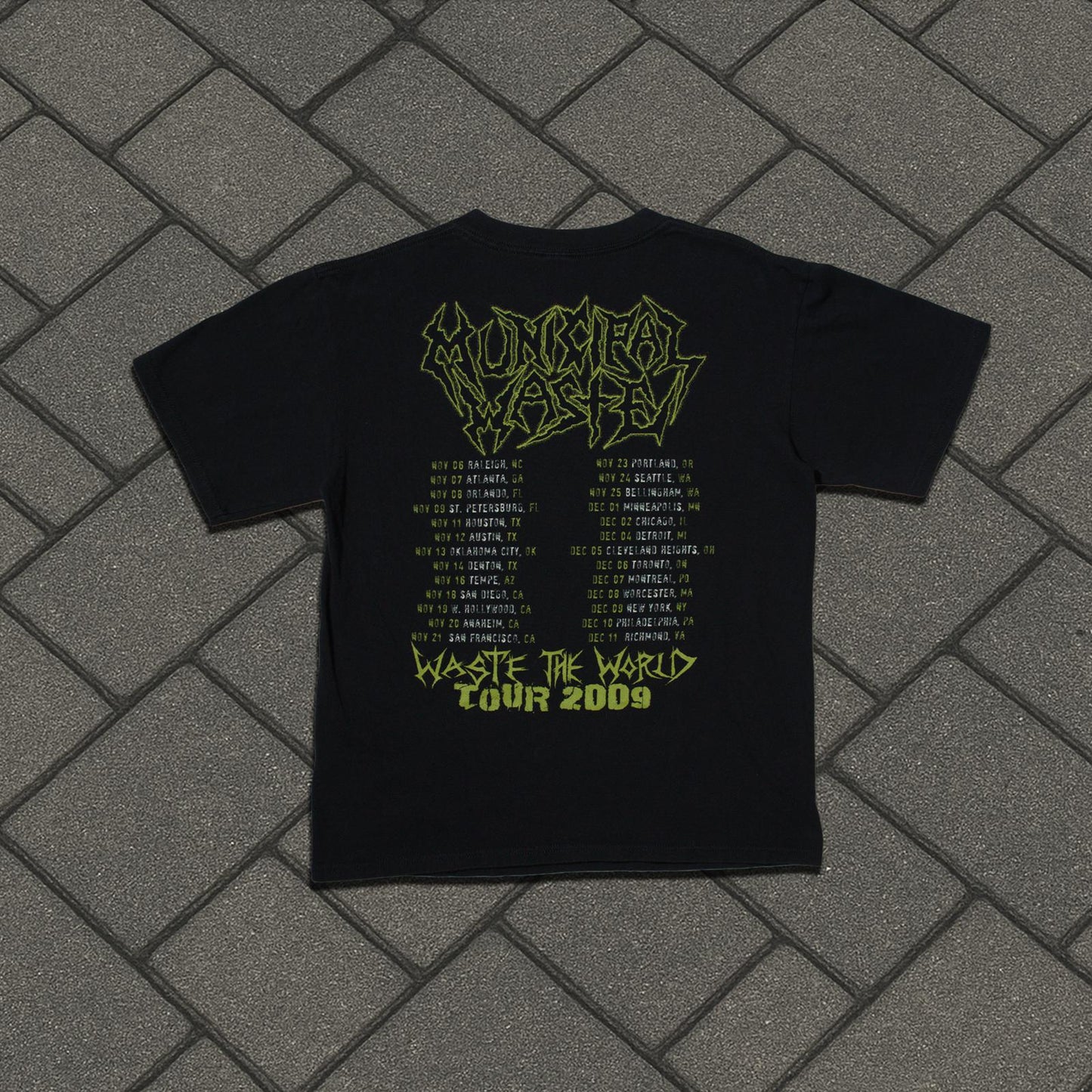 2009 Municipal Waste Tour Tee