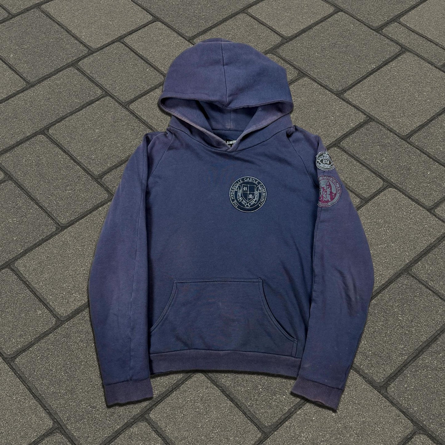 AW00 Raf Simons Hydesville Confusion Hoodie