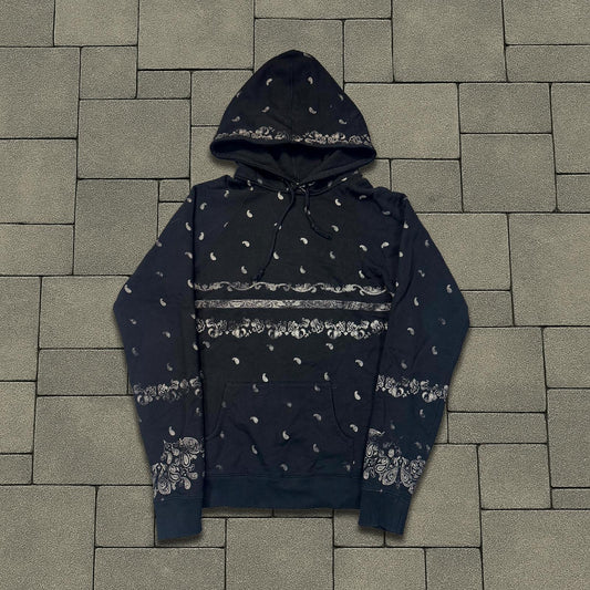 2018 Saint Laurent Paris Paisley Hoodie