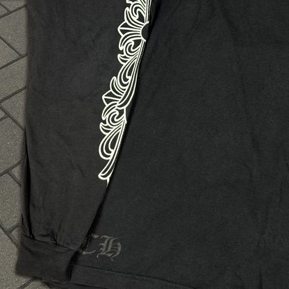 Chrome Hearts Horseshoe Floral Longsleeve Shirt