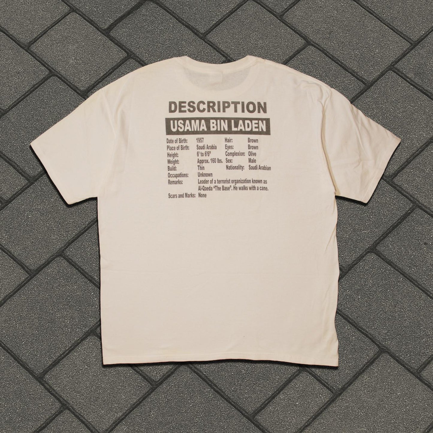 2001 Osama bin Laden Coward Tee