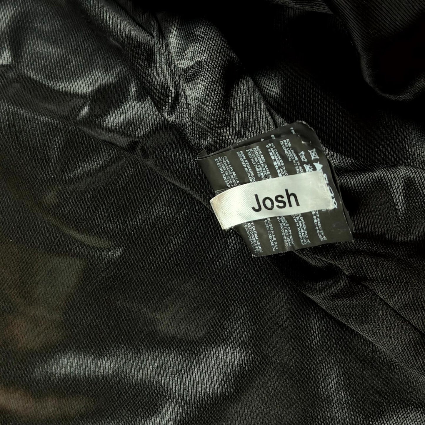 FW14 Saint Laurent Paris Black Studded Leather Jacket