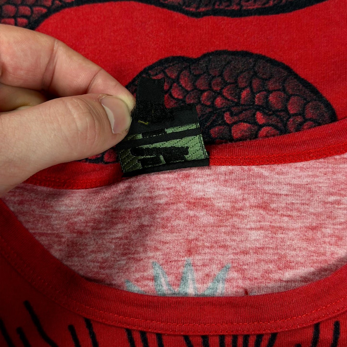 SS96 Jean Paul Gaultier Red Safe Sex Tee