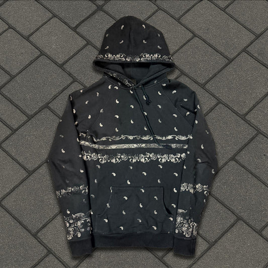 2018 Saint Laurent Paris Paisley Hoodie