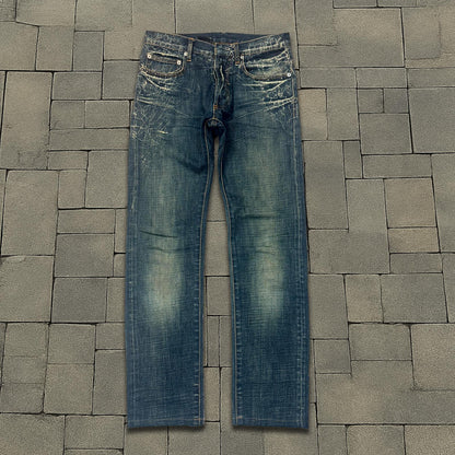 SS07 Dior Homme Spiderweb Denim