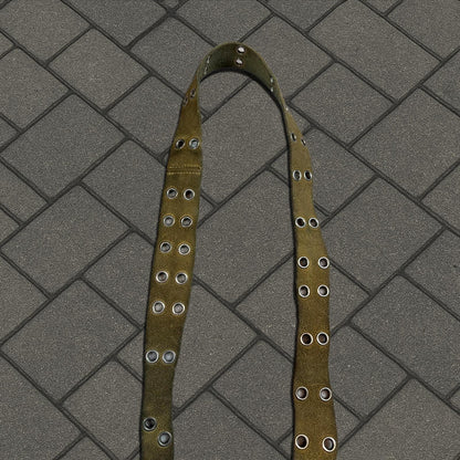 SS04 Undercover 'Languid' Distorted Suede Leather Belt