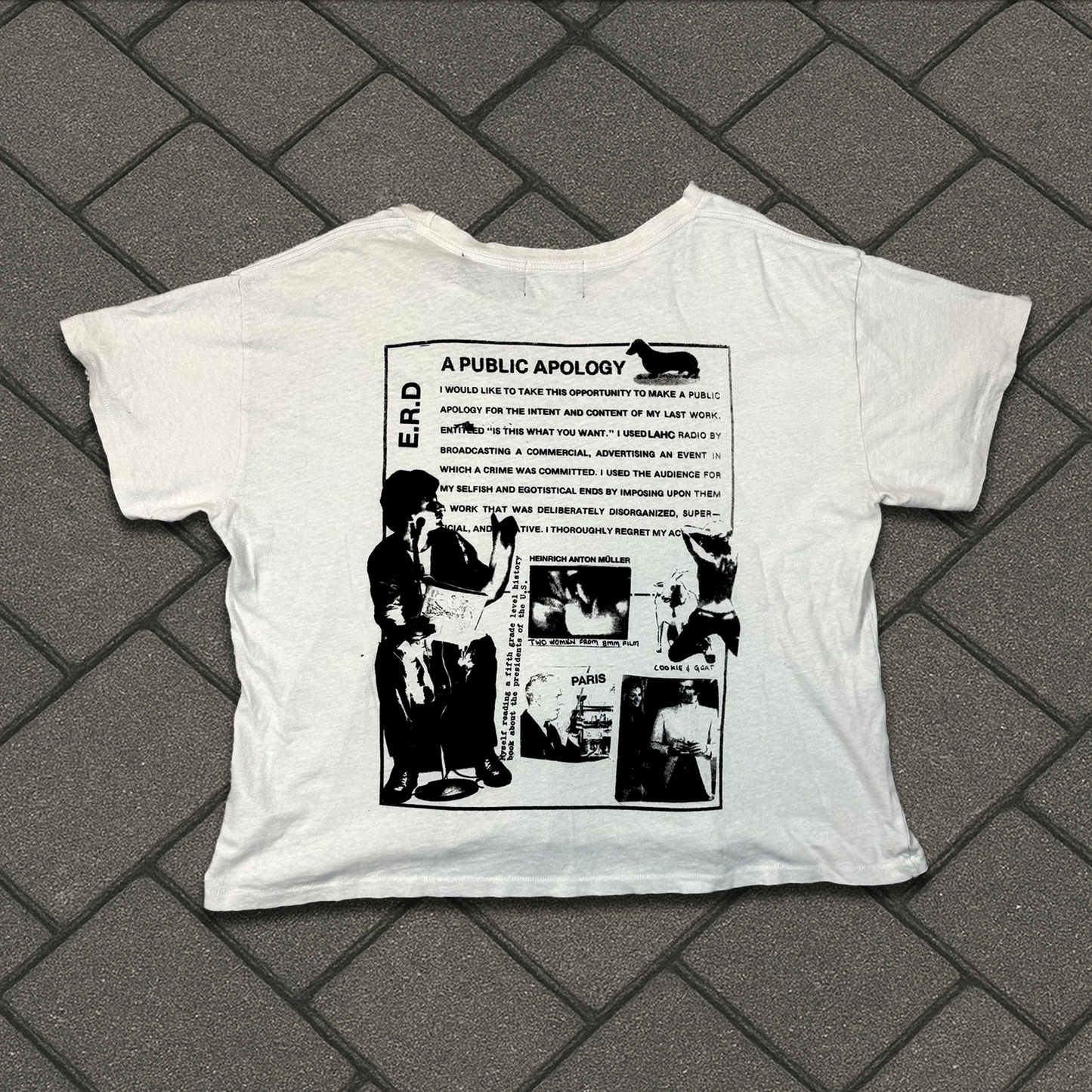 SS25 Enfants Riches Déprimés Public Apology Tee