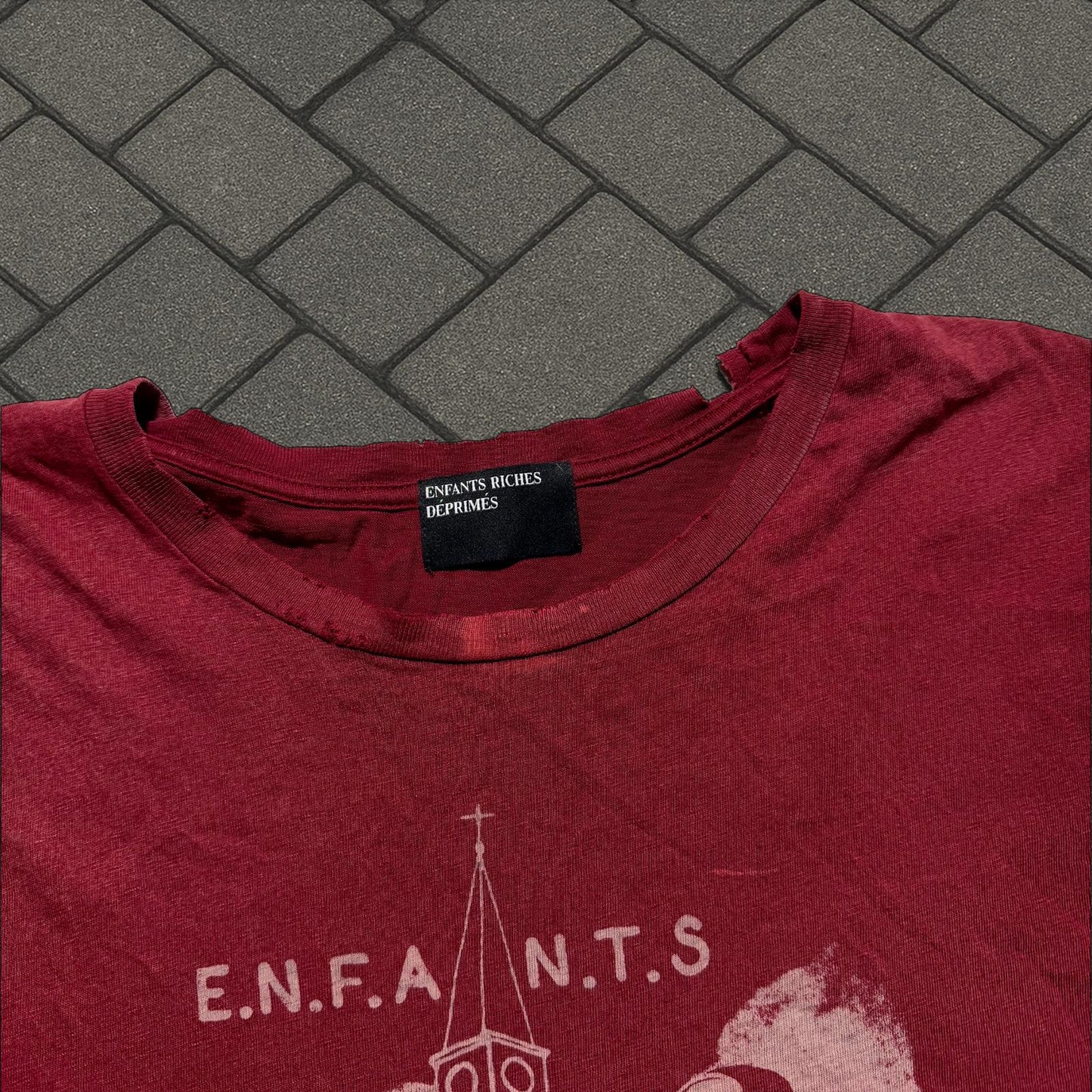Enfants Riches Deprimes Burning Church Tee