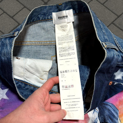 AW18 Doublet Hand Painted Mountain Denim