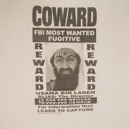 2001 Osama bin Laden Coward Tee