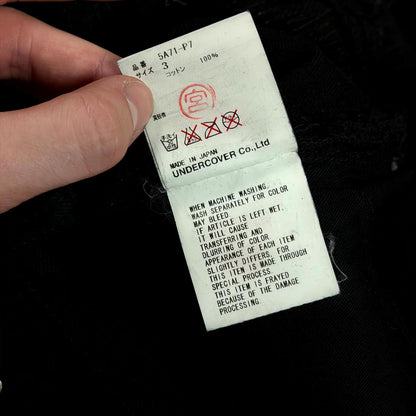 AW05 Undercover Black 85 Boro Denim