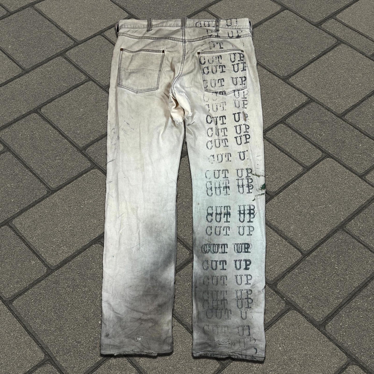 SS02 Number (N)ine ‘Cut Up’ Denim