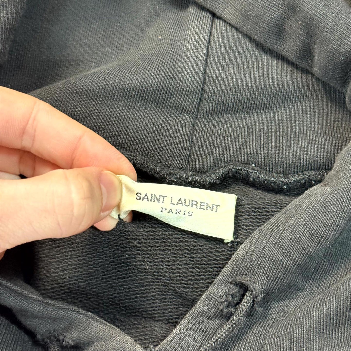 FW13 Saint Laurent Paris Chain Hoodie