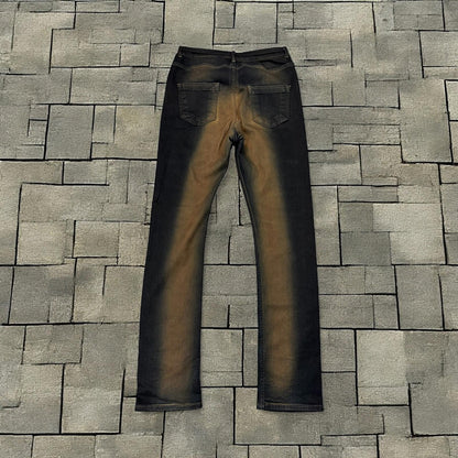 FW23 Rick Owens Mudwashed Detroit Cut Denim