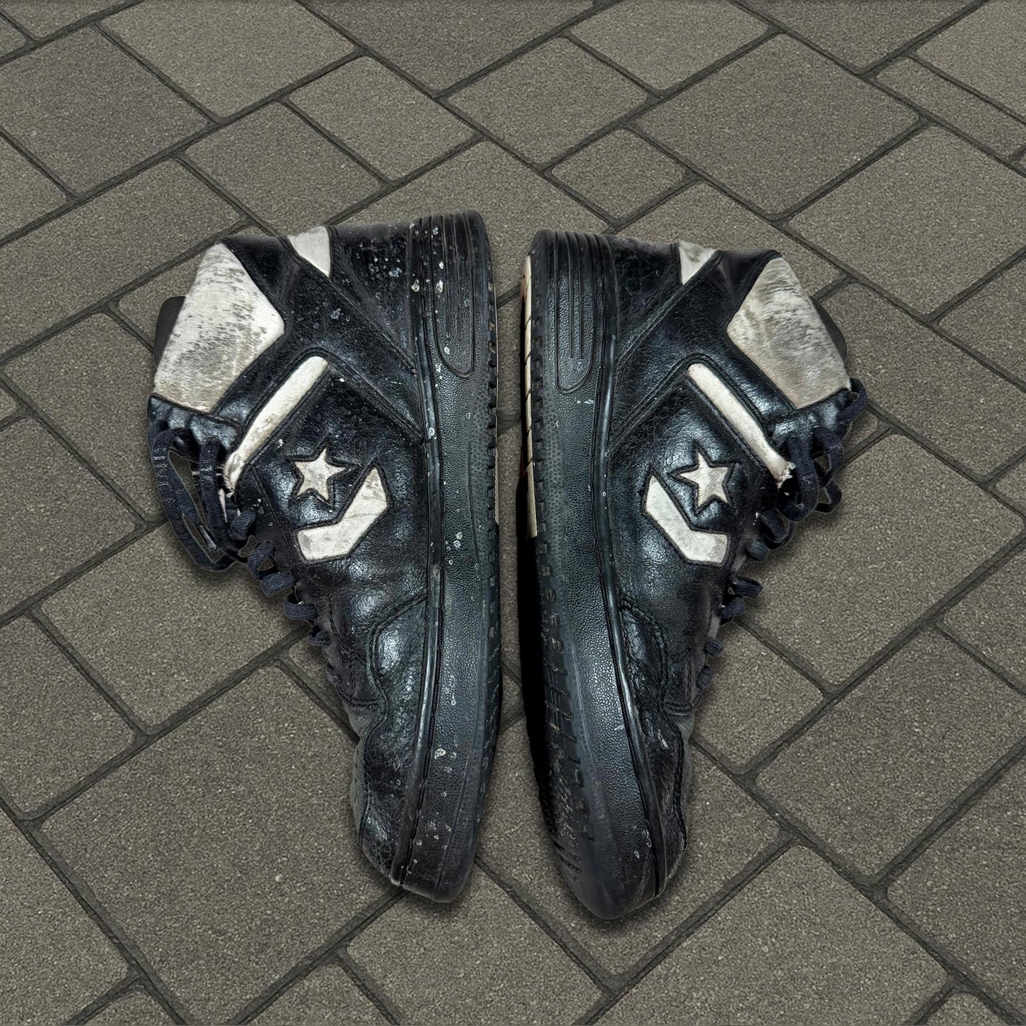 SS06 Number (N)ine Black Converse Weapon Sneakers