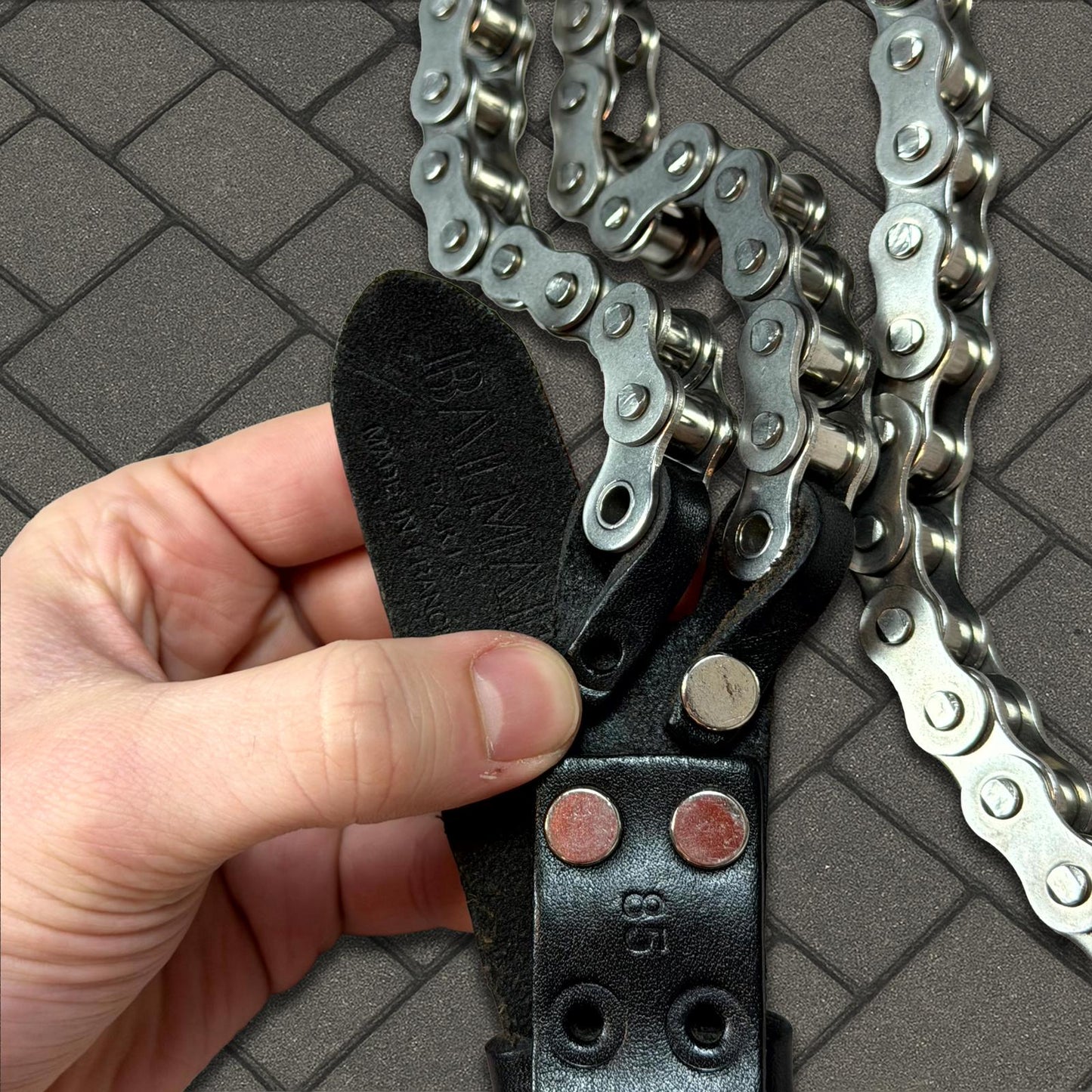 AW10 Balmain Bike Chain Belt