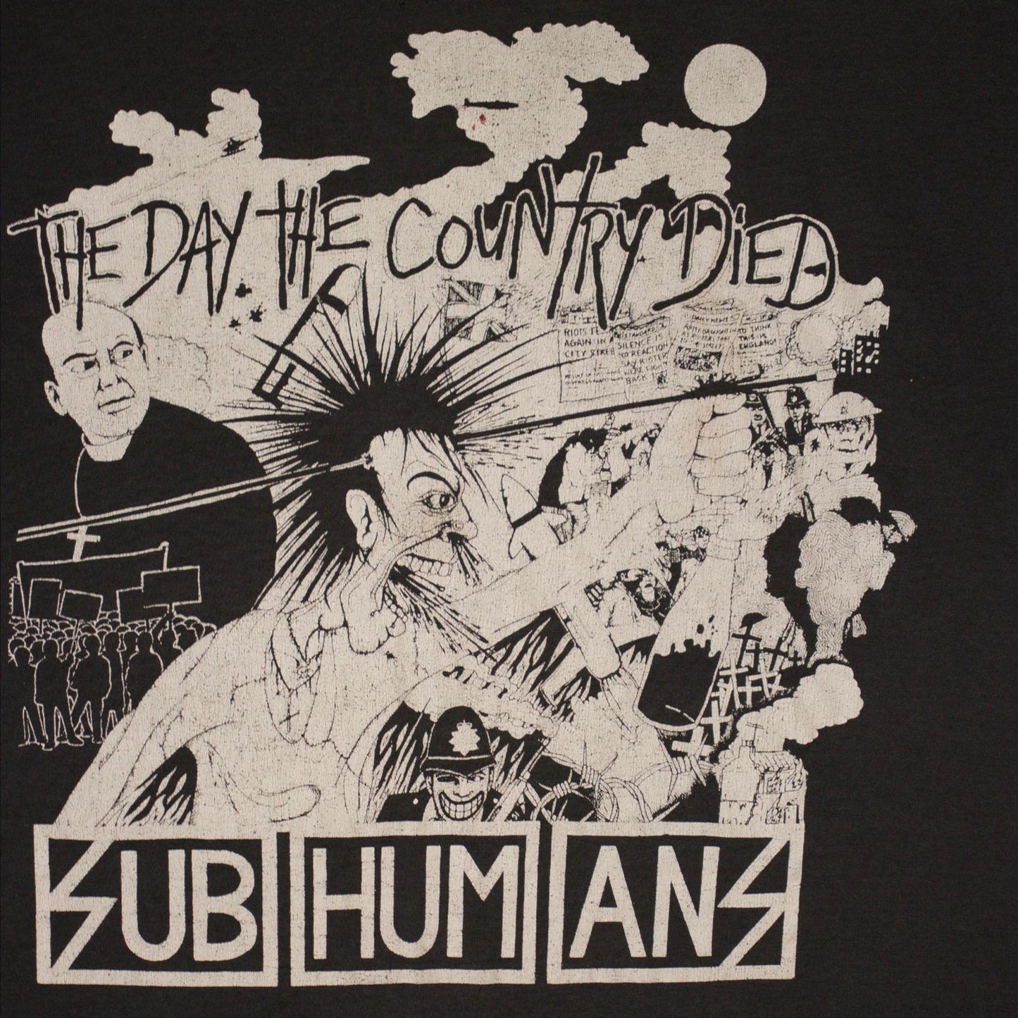 80’s Subhumans The Day The Country Died Tee