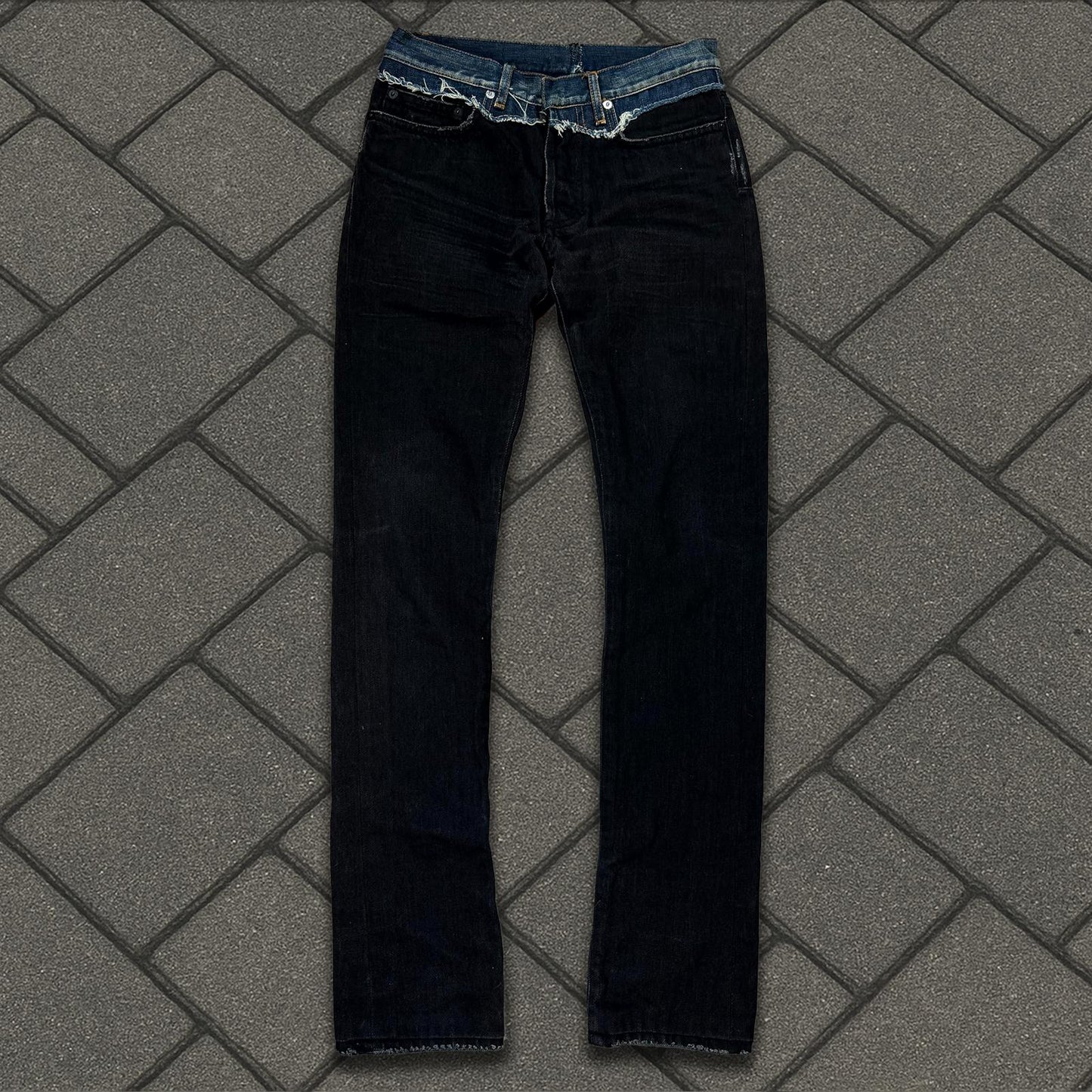 AW06 Dior Homme Cummerbund Denim