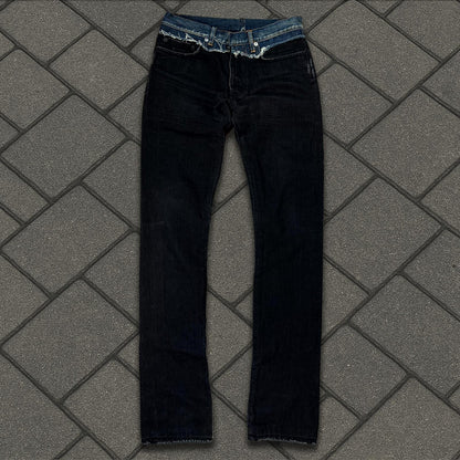 AW06 Dior Homme Cummerbund Denim