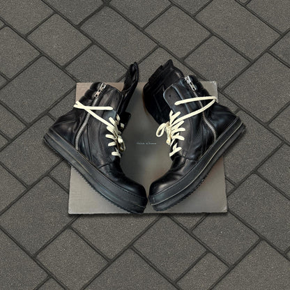 FW15 Rick Owens Black Geobaskets