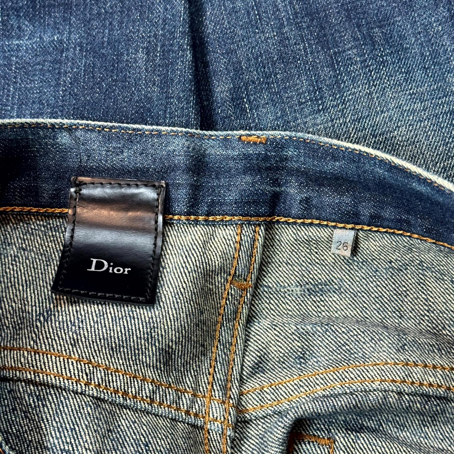 SS07 Dior Homme Blue Washed Denim