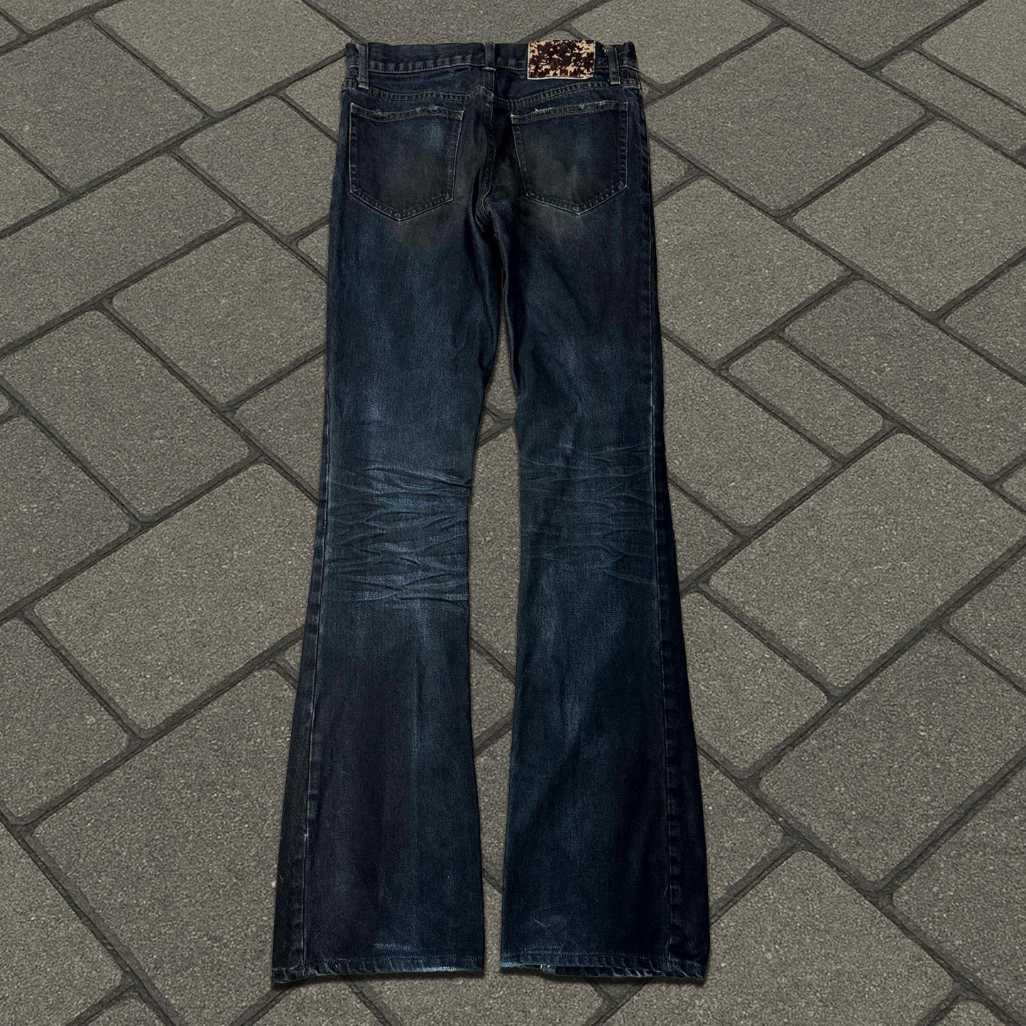 Shellac Dirty Wash Flared Denim
