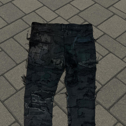 AW05 Undercover Black 85 Boro Denim