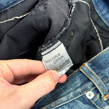AW06 Dior Homme Black Cummerbund Denim