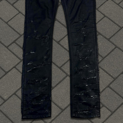 SS04 Dior Homme Waxed Strip Denim