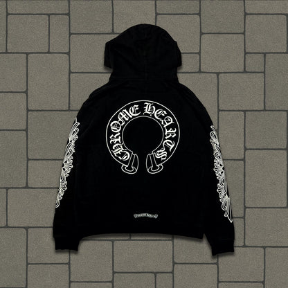 Chrome Hearts Floral Horseshoe Hoodie