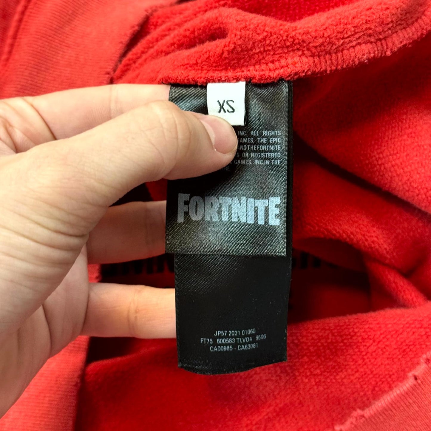 2021 Balenciaga Fortnite 1/200 Red Hoodie