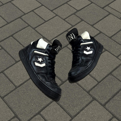 SS06 Number (N)ine Black Converse Weapon Sneakers