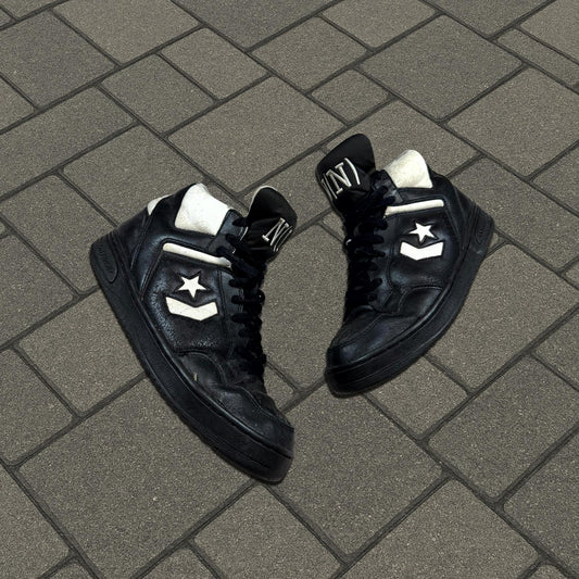 SS06 Number (N)ine Black Converse Weapon Sneakers