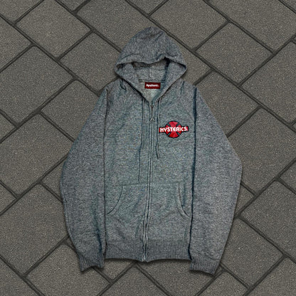 Hysteric Glamour Grey Iron Cross Hoodie