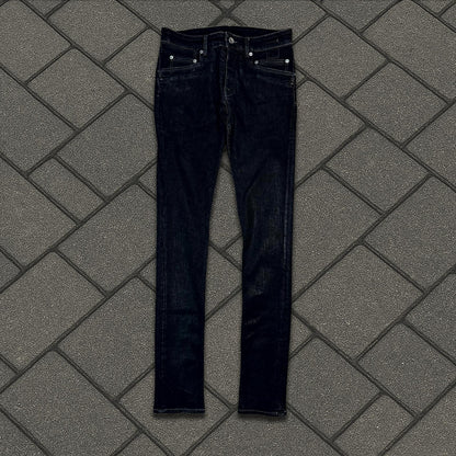 Rick Owens Drkshdw Waxed Tyrone Cut Denim