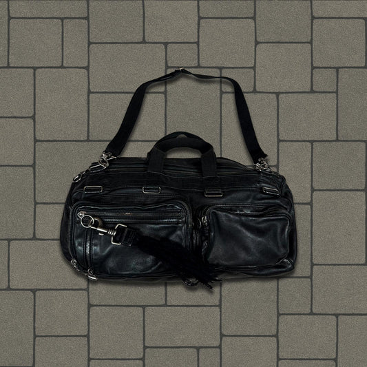 AW06 Dior Homme Leather Deville Duffel Bag