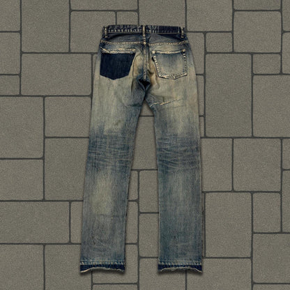 SS10 Undercover Red Yarn 68 Denim