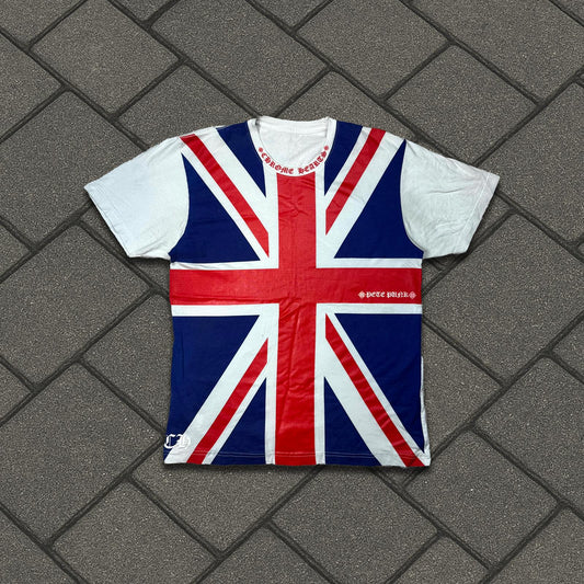 Chrome Hearts Pete Punk UK Flag Tee