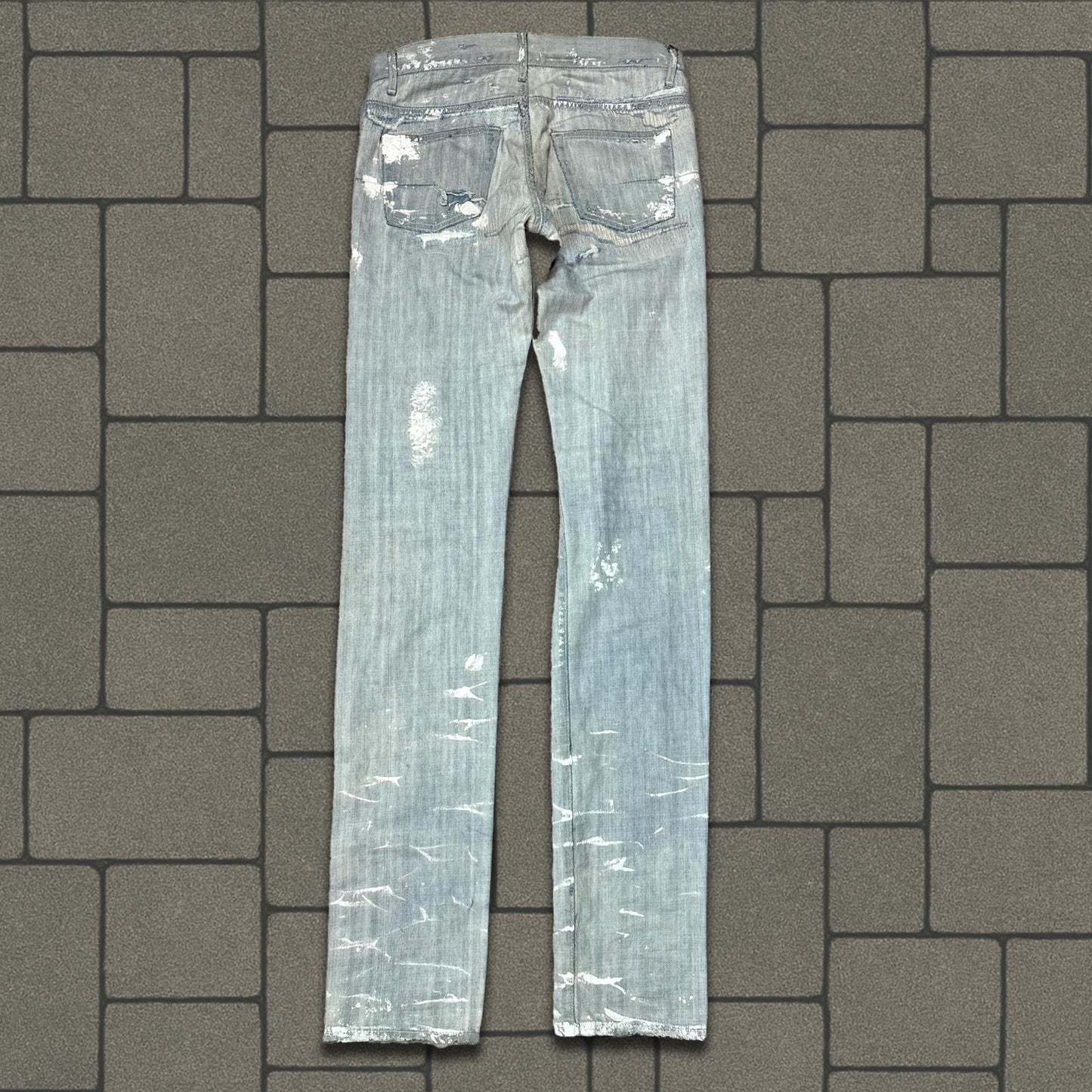 SS09 Dior Homme Paint Splatter Denim