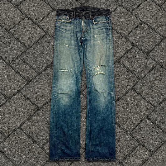 AW06 Dior Homme Cummerbund Denim