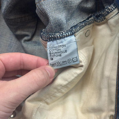 SS07 Dior Homme Blue Waxed Luster Denim