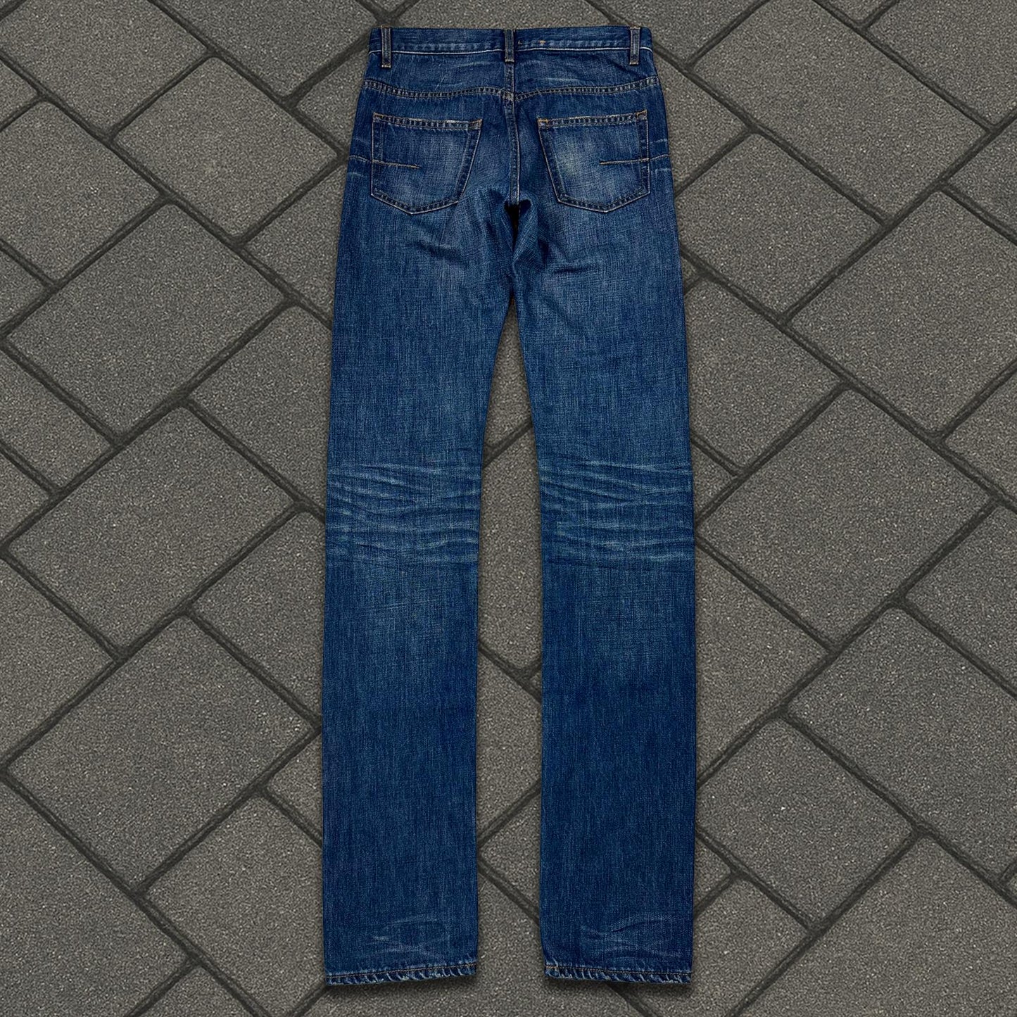 AW03 Dior Homme Blue Clawmark Denim
