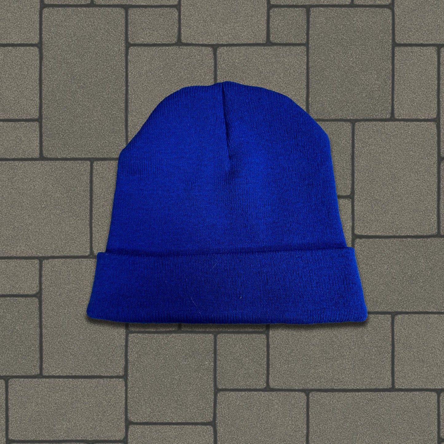 Chrome Hearts Blue Cross Embroidered Beanie