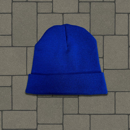 Chrome Hearts Blue Cross Embroidered Beanie