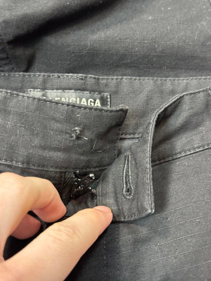 FW23 Balenciaga Flared Convertible Cargo Pants