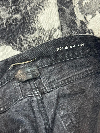 SS16 Saint Laurent Paris Painted Denim