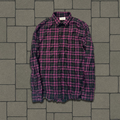Saint Laurent Paris Purple Flannel