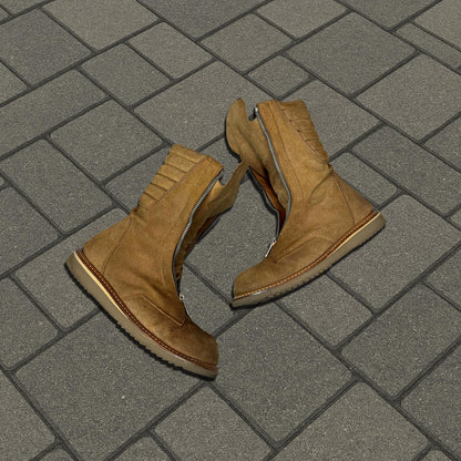 FW11 Rick Owens 'Limo' Brown Mohawk Boots